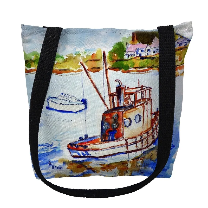 Suitcase wheels replacement kits for smooth rolling after long - term useTug Boat Small Tote Bag 13x13