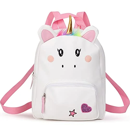 Unicorn Backpack for Girls, Kids Mini Backpacks, Toddler Bag for Kindergarten