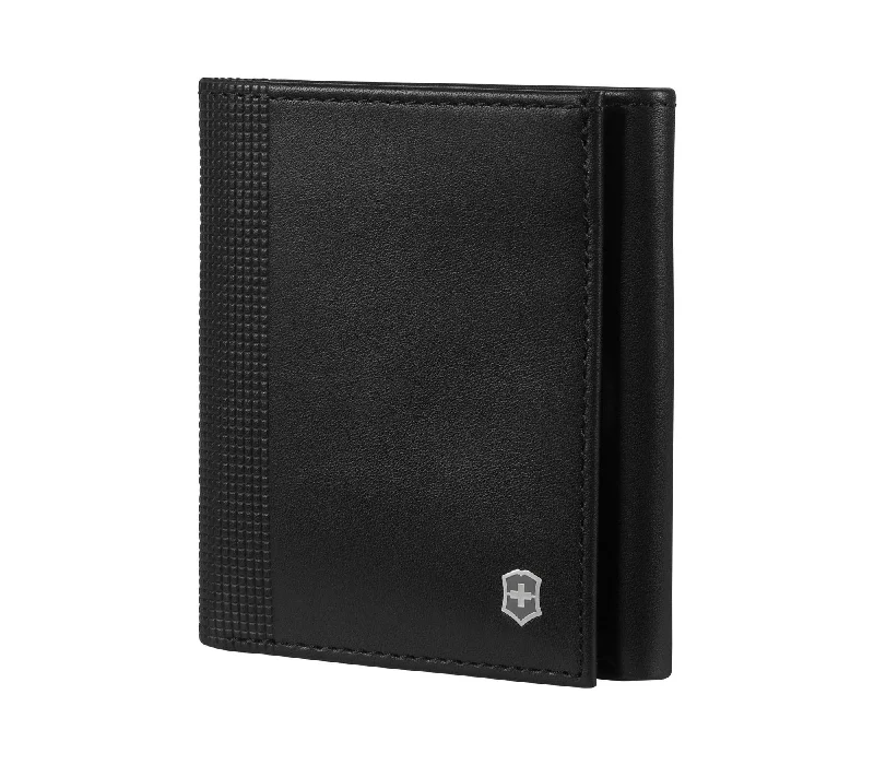 Luggage straps with buckle closures to secure overstuffed bagsVictorinox Altius Alox Leather Tri-Fold Wallet with RFID Protection
