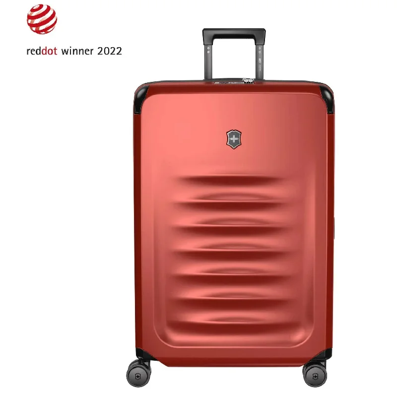Leather luggage handles for a comfortable and stylish gripVictorinox Swiss Army Spectra 3.0 Expandable Large Case
