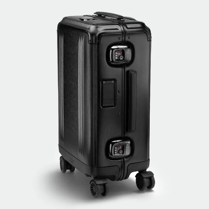TSA-approved combination locks for luggage security during international travelZero Halliburton Pursuit Aluminum Continental Carry-On Case
