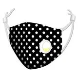 Hanging toiletry bags with multiple compartments for bathroom essentialsZORBITZ COMFORT PLUS POLKA DOT FACE MASK