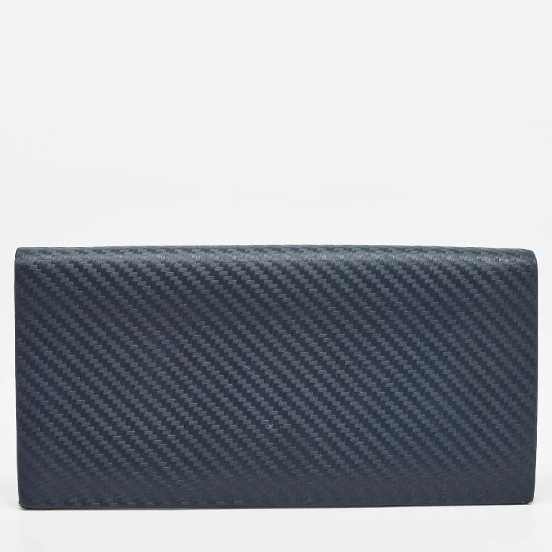 Eco-friendly money clips made from sustainable materialsAlfred Dunhill Navy Blue Leather Long Bifold Wallet