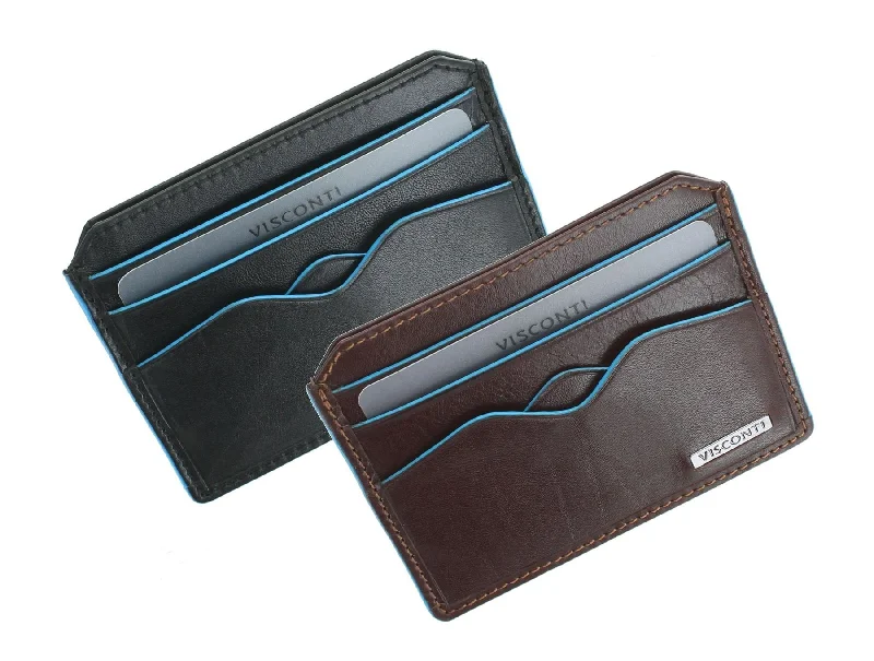 Top-rated money clips for everyday useVisconti Alps Collection LOUIS Slim Leather Credit Card Holder ALP83
