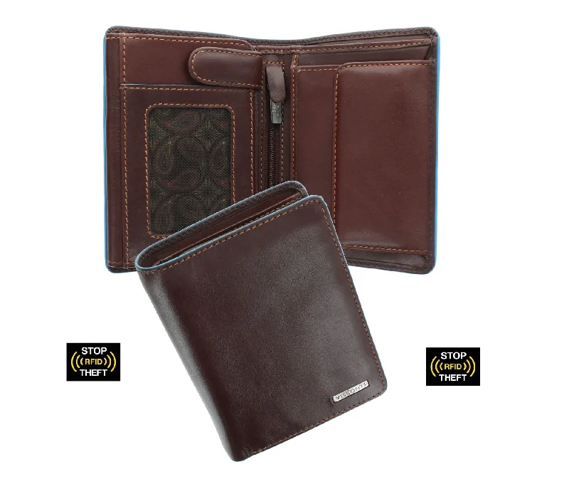 Luxury leather money clips with card slotsVisconti Alps Collection RALPH Leather Wallet With RFID Protection - ALP87