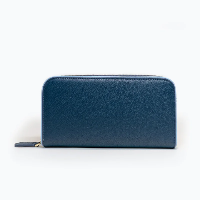 Lightweight money clips for travelAlva Long Wallet - Prussian Blue