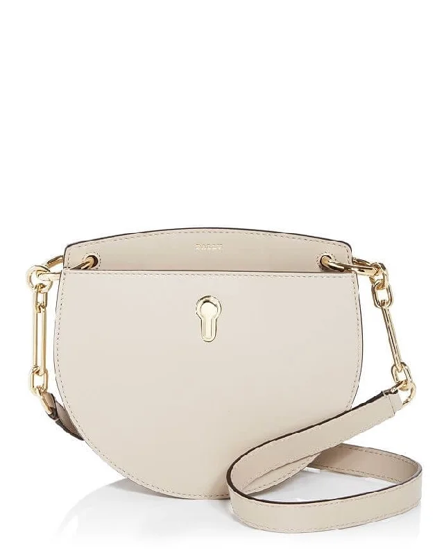 Money clips with magnetic closureBally Cecyle Ladies 6229634 Beige Leather Crossbody Bag