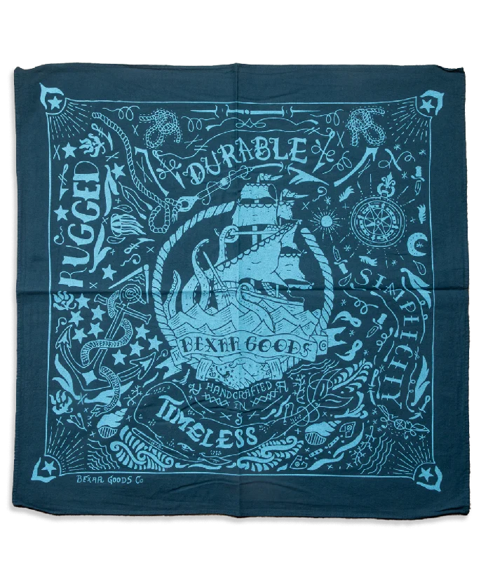 Money clips vs traditional walletsBandana // Lost at Sea // Navy + Cobalt