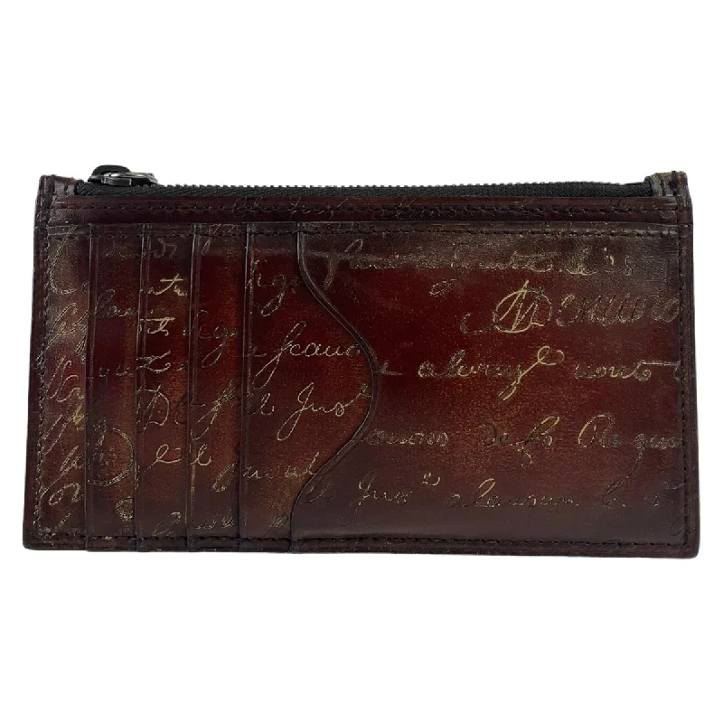 Money clips vs traditional walletsBerluti Leather Core Maxi Calligraphy Card Case