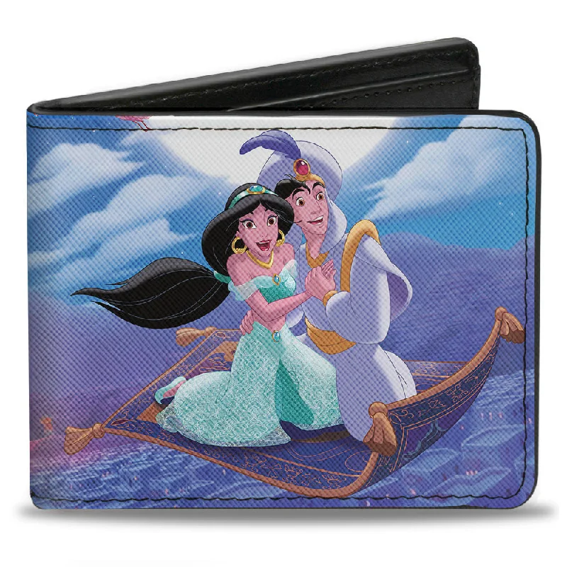 Bi-Fold Wallet - Classic Aladdin & Jasmine Magic Carpet Ride Scene