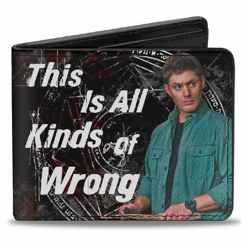 Best money clips for cash and cardsBi-Fold Wallet - Dean Pose1 THIS IS ALL KINDS OF WRONG + SUPERNATURAL Black Grays Red White Best money clips for cash and cardsBi-Fold Wallet - Dean Pose1 THIS IS ALL KINDS OF WRONG + SUPERNATURAL Black Grays Red White