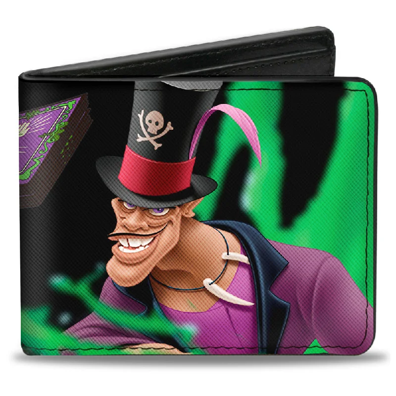 Lightweight money clips for travelBi-Fold Wallet - Dr Facilier Tarot Card Pose Black Greens Lightweight money clips for travelBi-Fold Wallet - Dr Facilier Tarot Card Pose Black Greens