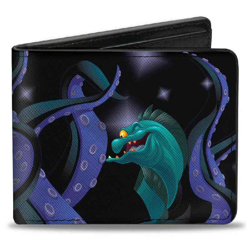 Top-rated money clips for everyday useBi-Fold Wallet - Flotsam & Jetsam Swimming in Ursula's Tentacles Black Purples Top-rated money clips for everyday useBi-Fold Wallet - Flotsam & Jetsam Swimming in Ursula's Tentacles Black Purples