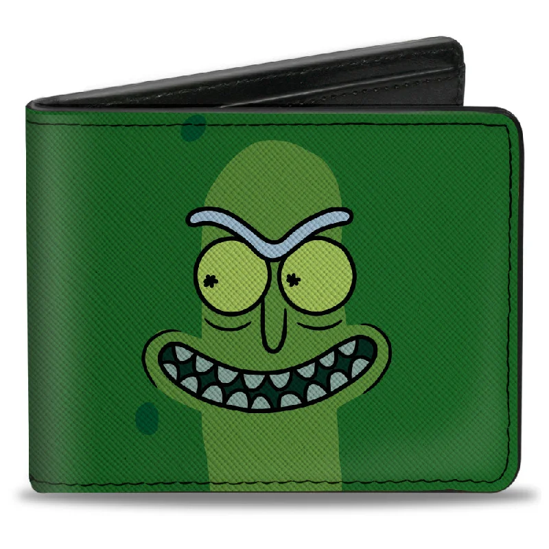 How to clean and maintain metal money clipsBi-Fold Wallet - Rick and Morty Pickle Rick Grinning Greens