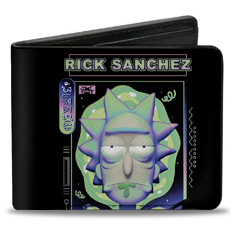 How to choose the right money clipBi-Fold Wallet - Rick and Morty RICK SANCHEZ Drooling Face Close-Up Black Greens How to choose the right money clipBi-Fold Wallet - Rick and Morty RICK SANCHEZ Drooling Face Close-Up Black Greens