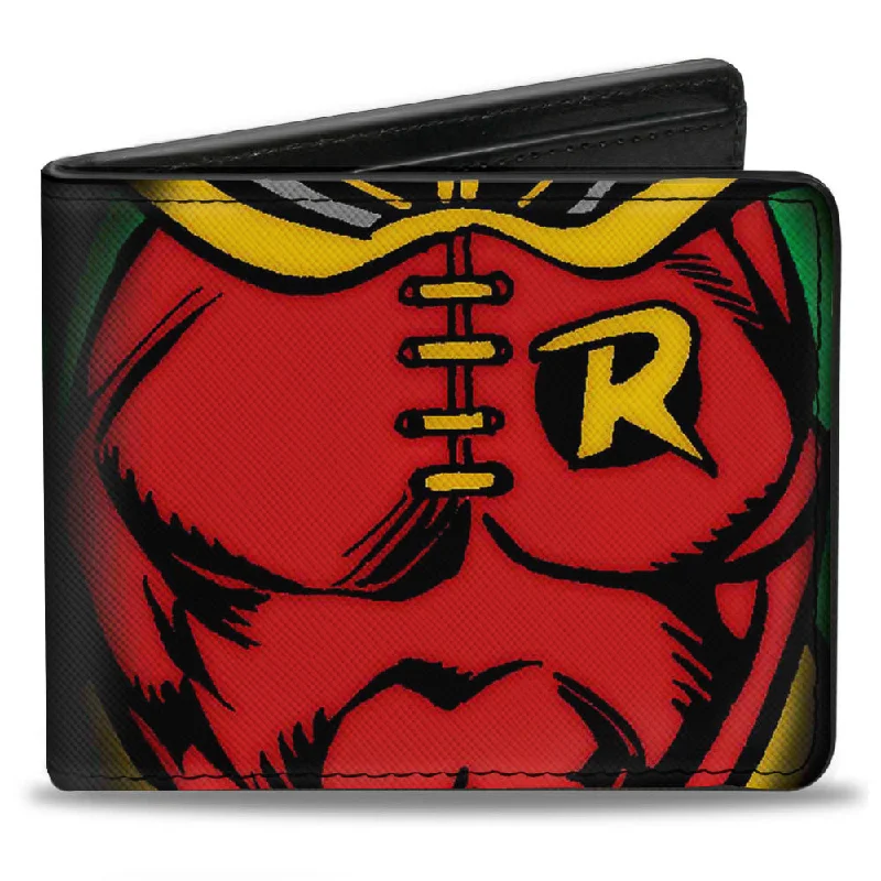 Money clips with RFID protectionBi-Fold Wallet - Robin Chest Logo