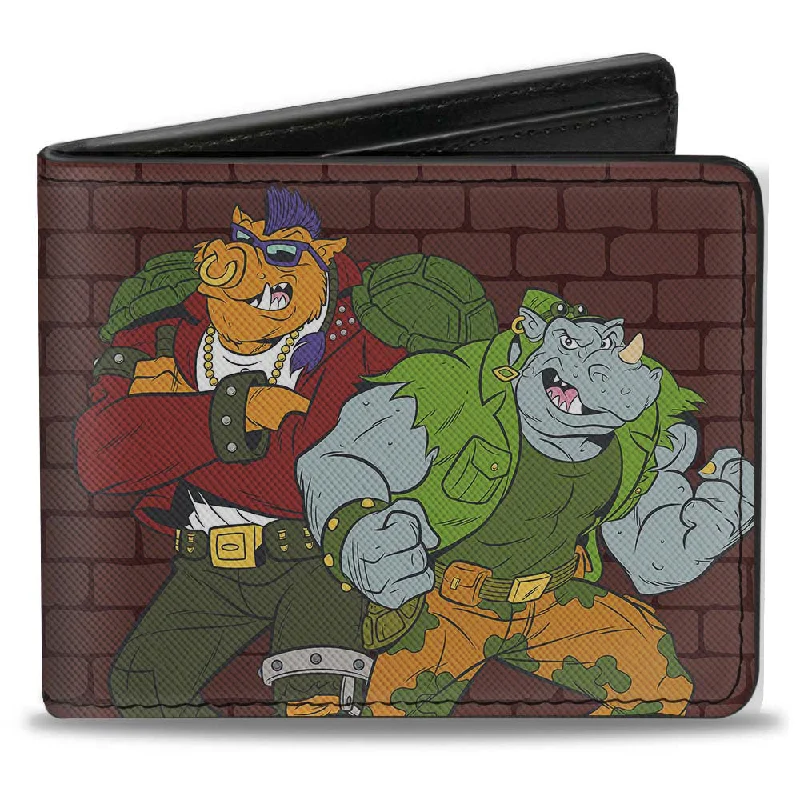 How to clean and maintain metal money clipsBi-Fold Wallet - Rocksteady & Bebop Pose + TMNT Logo Bricks