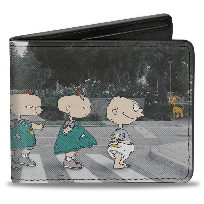 Eco-friendly money clips made from sustainable materialsBi-Fold Wallet - Rugrats 6-Character Road Crossing Scene Eco-friendly money clips made from sustainable materialsBi-Fold Wallet - Rugrats 6-Character Road Crossing Scene