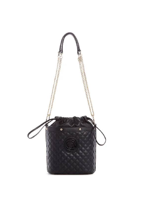 Money clips for women with sleek designsBlack Heyden Drawstring Bucket Bag