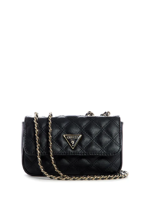 Money clips vs traditional walletsBlack Quilted Cessily Micro Mini Crossbody Bag