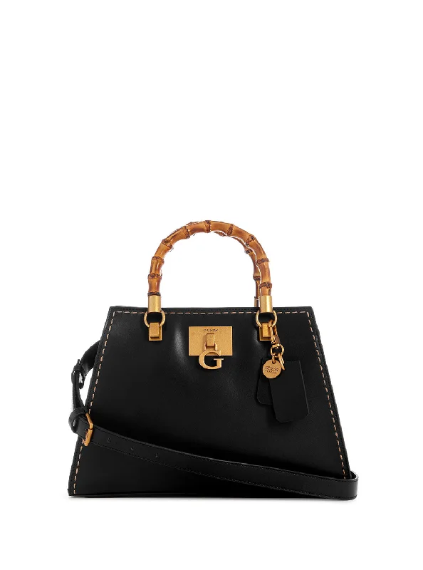 Slim money clips for minimalist walletsBlack Stephi Bamboo Satchel Bag