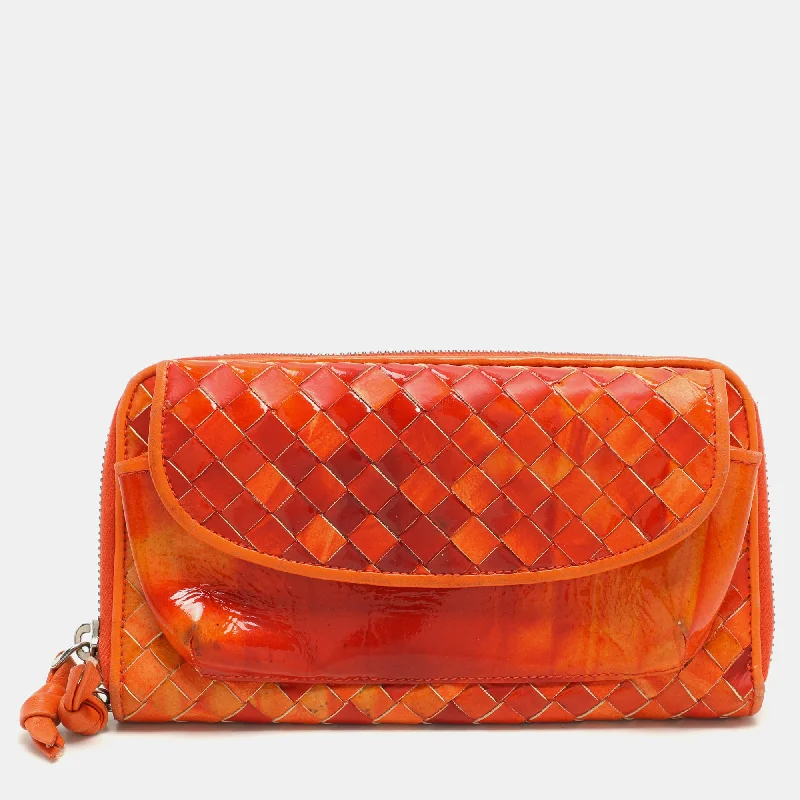 Stainless steel money clips for durabilityBottega Veneta Orange Intrecciato Patent Leather Zip Around Wallet Stainless steel money clips for durabilityBottega Veneta Orange Intrecciato Patent Leather Zip Around Wallet