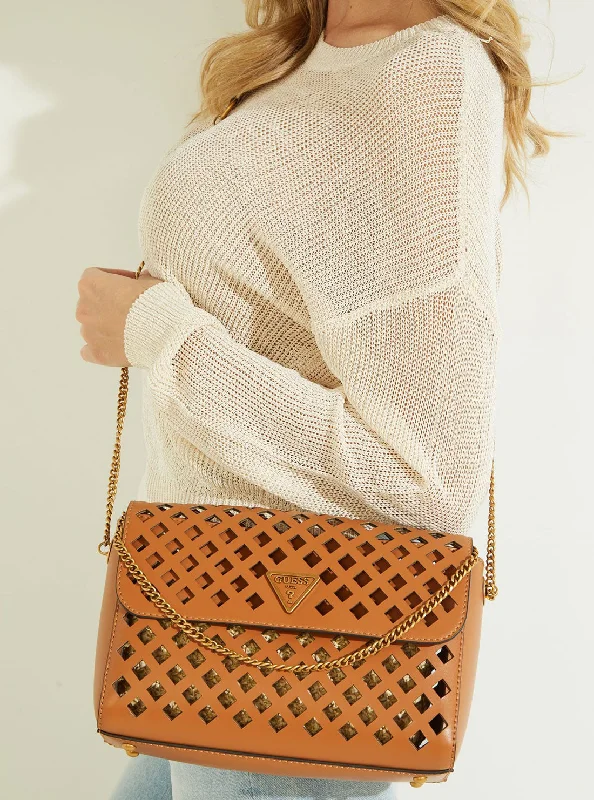 Slim money clips for minimalist walletsBrown Aqua Crossbody Bag
