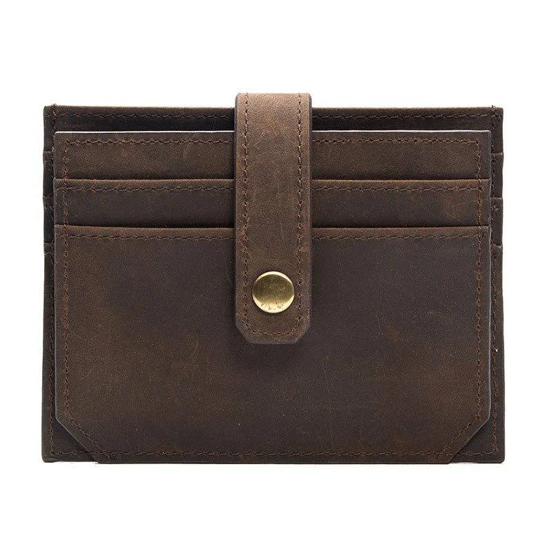 How to clean and maintain metal money clipsBuckle Leather Credit Card Holder Wallet