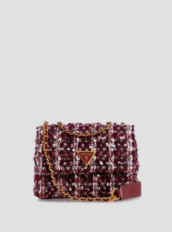 Eco-friendly money clips made from sustainable materialsBurgundy Giully Mini Crossbody Bag