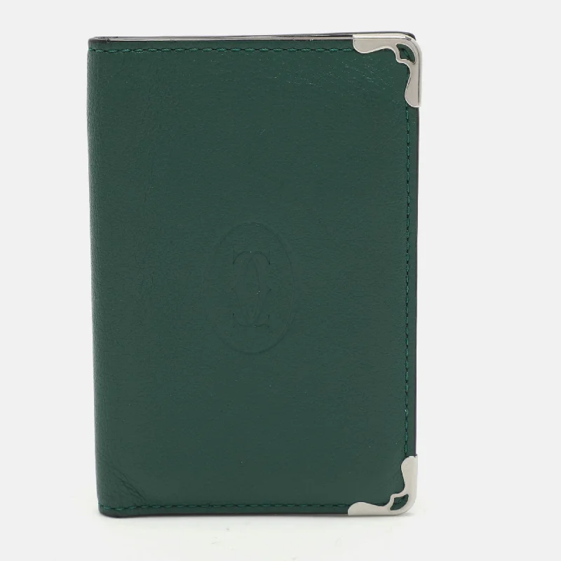 How to choose the right money clipCartier Green Leather Le Must De Cartier Card Holder