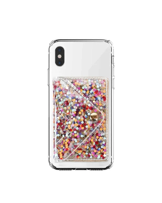 Money clips vs traditional walletsCelebrate Every Day Confetti Stick On Cell Phone Wallet for iPhone or Android