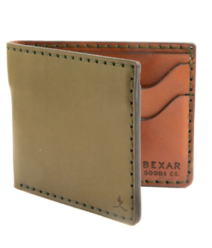 Stainless steel money clips for durabilityClassic 4 Bifold // Woodland