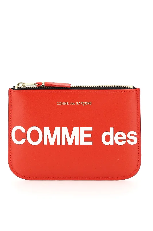 Money clips with magnetic closureComme Des Garcons Wallet Men's Huge Logo Pouch