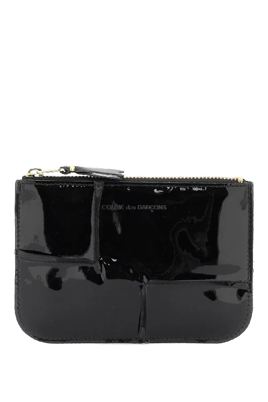 How to clean and maintain metal money clipsComme Des Garcons Wallet Men's Zip Around Patent Leather Wallet With Zipper