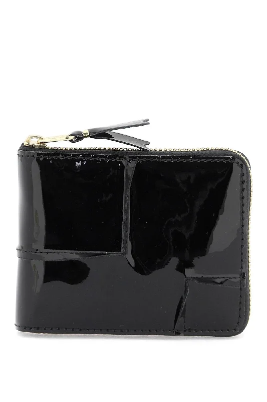 Money clips for holding large amounts of cashComme Des Garcons Wallet Zip Around Patent Leather Wallet With Zipper