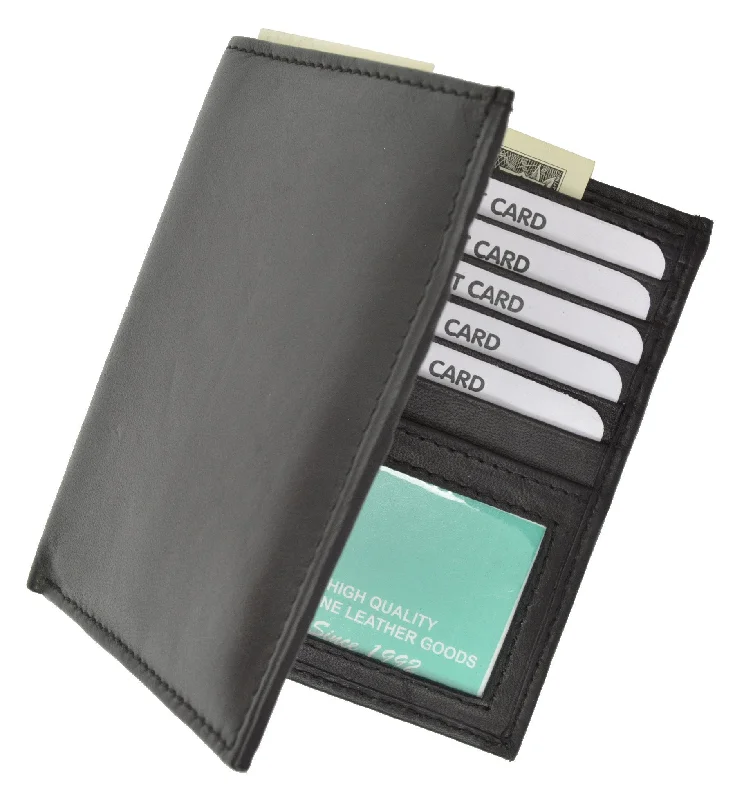 Elegant money clips for weddingsPremium Lambskin Leather Bifold European Hipster Credit Card Wallet P 1502