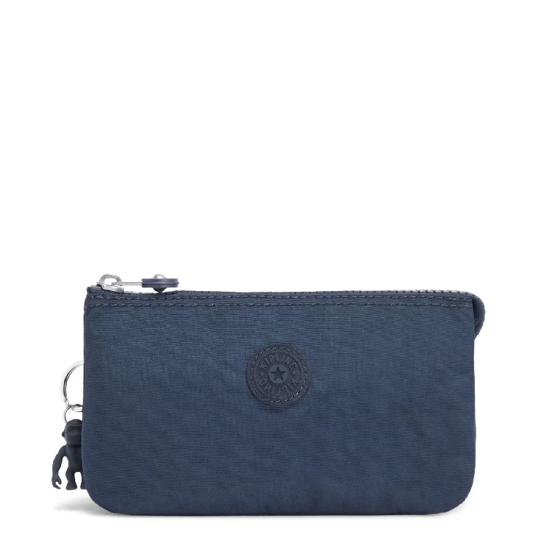 Slim money clips for minimalist walletsKipling Creativity L Pouch Purse in Blue Bleu