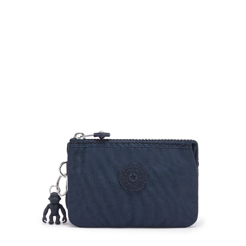 Stainless steel money clips for durabilityKipling Creativity S Small Pouch Purse in Blue Bleu