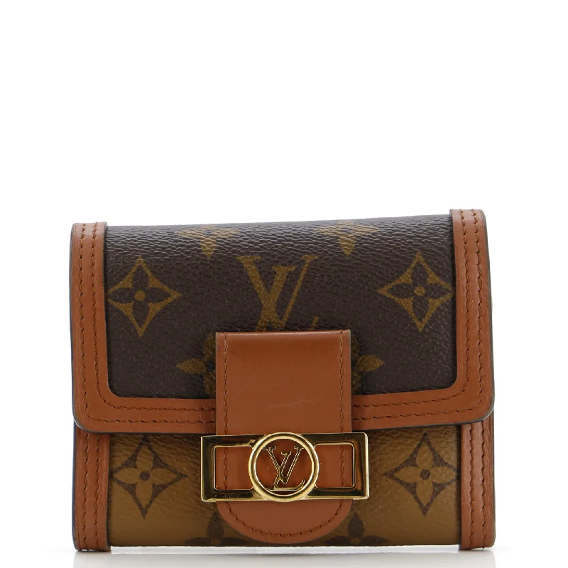 Money clips with magnetic closureDauphine Wallet Reverse Monogram Canvas Compact