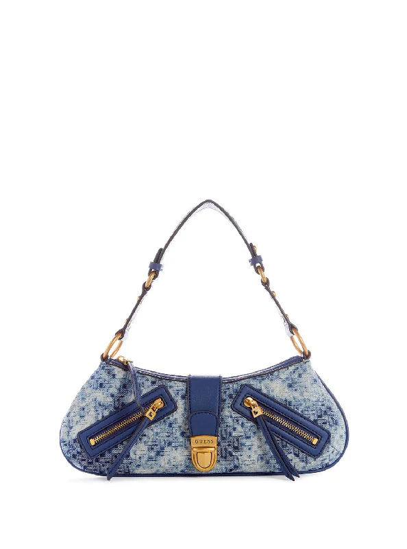 Custom money clips for corporate giftsDenim Logo Belle Vintage Shoulder Bag