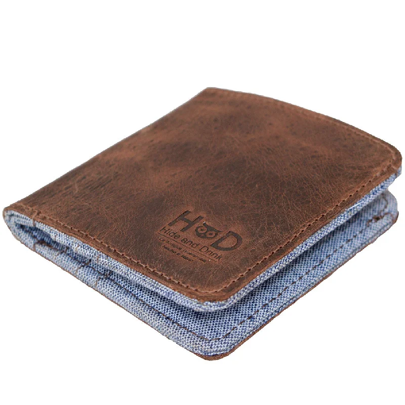 Money clips with built-in bottle openersDenim Wallet Petoskey