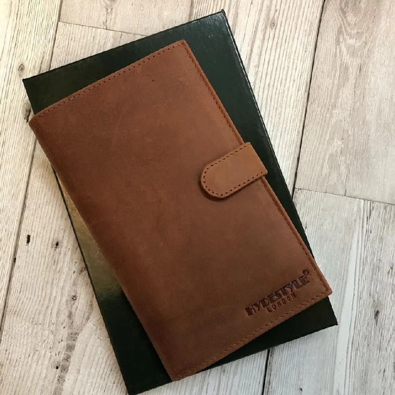 Luxury leather money clips with card slotsDistressed Leather Coat Wallet for Men GW6114