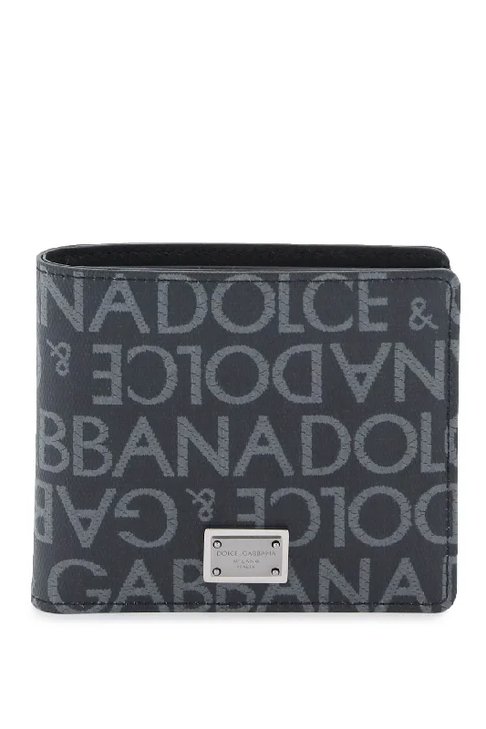 Stainless steel money clips for durabilityDolce & Gabbana Jacquard Logo Wallet