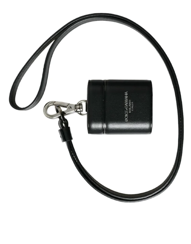 Money clips with built-in bottle openersDolce & Gabbana  Leather Strap  Metal Logo Printed Airpods Men's Case