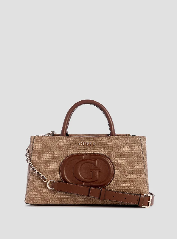 Best money clips for cash and cardsEco Brown Logo Mietta Satchel Bag