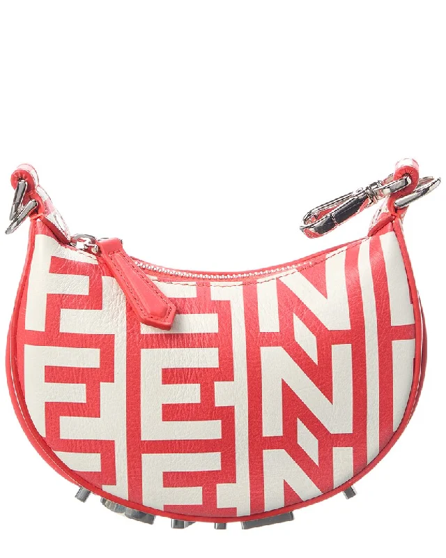 Vintage-style money clips for collectorsFENDI Fendigraphy Nano Leather Bag Charm