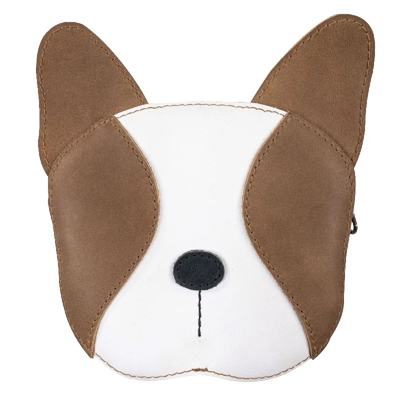 Money clips for women with sleek designsFrench Bulldog-Shaped Wallet
