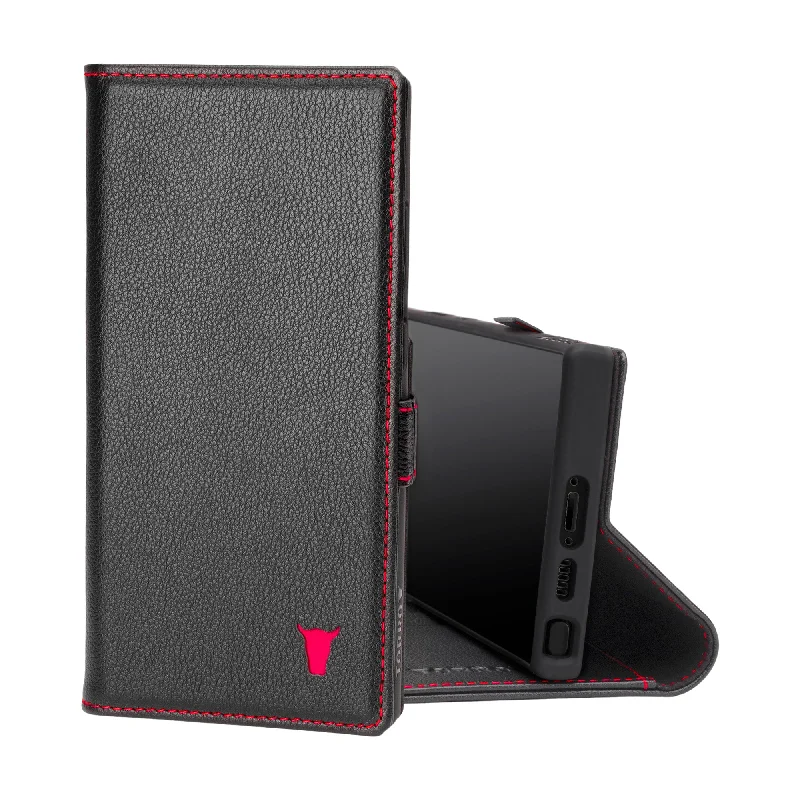 Personalized engraved money clips for menGalaxy S23 Ultra Leather Case (with Stand function)
