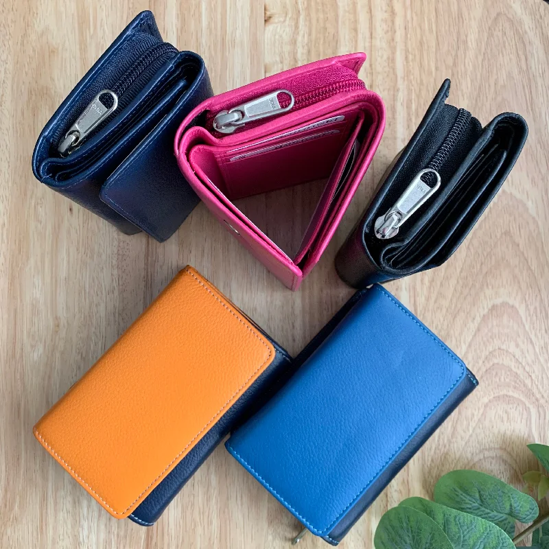 Lightweight money clips for travelGraffiti Leather Purse with RDIF Protection
