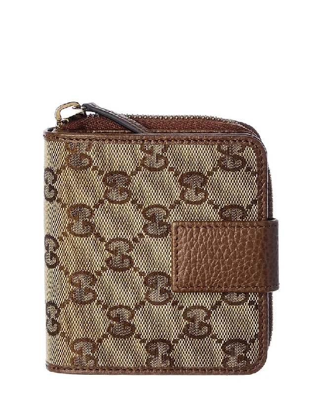 Slim money clips for minimalist walletsGucci GG Canvas & Leather Coin Purse